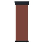 vidaXL Auvent latéral de balcon 65x250 cm Marron