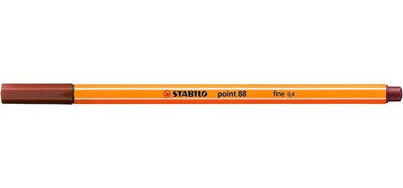 Stylo-Feutre POINT 88 Pointe Fine 0,4 mm sanguine STABILO