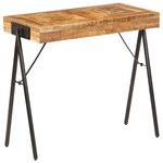 vidaXL Table console Bois de manguier massif 80x40x75 cm