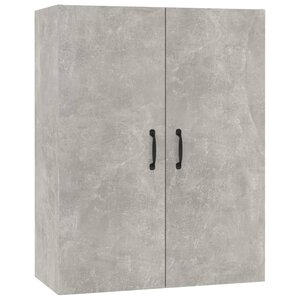 vidaXL Armoire suspendue Gris béton 69 5x34x90 cm Bois d'ingénierie