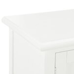 Vidaxl meuble tv blanc 120 x 30 x 40 cm bois