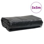 vidaXL Bâche anthracite 5x5 m 650 g/m²