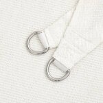 vidaXL Voile d'ombrage PEHD Rectangulaire 4 x 6 m Blanc