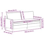 vidaXL Ensemble de Canapés 2 Pièces Gris foncé Velours