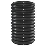vidaXL Lit surélevé de jardin Acier enduit de poudre Anthracite