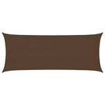 vidaXL Voile d'ombrage 160 g/m² Marron 2x5 m PEHD