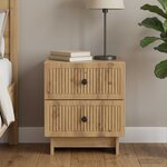 vidaXL Cabinet de chevet Chêne artisanal 43 x 34 5 x 47 5 cm