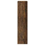 vidaXL Armoire à chaussures Chêne fumé 63x24x103 cm Bois d'ingénierie
