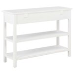 vidaXL Buffet Blanc 110x35x80 cm MDF