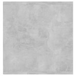 vidaXL Meuble TV gris béton 107x35x37 cm bois d’ingénierie