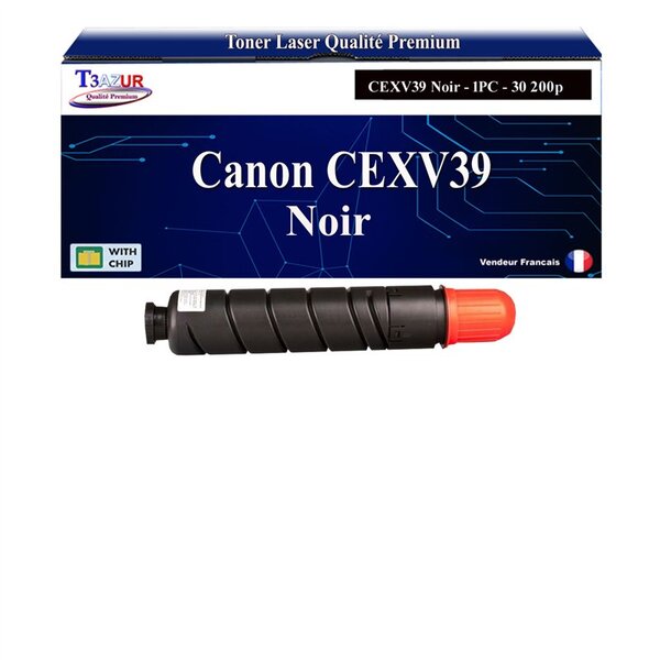 T3AZUR - Toner compatible avec Canon IR Advance 4025i  4035i  4225i  4235i  4251i  CEXV39