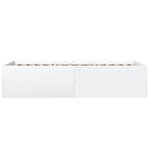 vidaXL Cadre de lit sans matelas blanc 100x200 cm