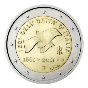 2 euros commémorative Italie 2011 - Unification Italienne.