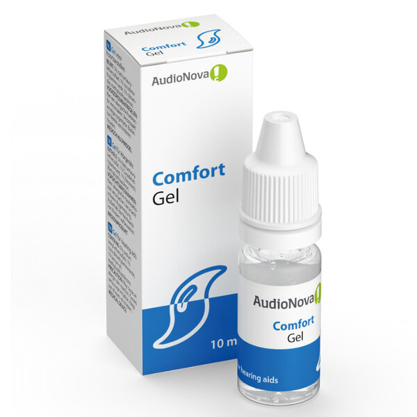 Audionova - gel confort pour oreille. Minimise les réactions allergiques et irritations