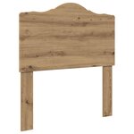 vidaXL Cadre de lit Chêne artisan 90 x 190 cm Pin massif
