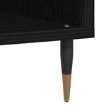 Meuble de rangement vidaXL Chêne noir 100x38x48 cm Bois d'ingénierie
