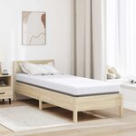 vidaXL Coussins de Matelas Blanc 80 x 200 cm