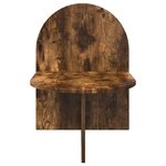 vidaXL Table de chevet Chêne Fumé 48 x 49 x 65 cm Bois d’ingénierie