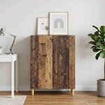 vidaXL Buffet Bois ancien 66 x 34 5 x 90 cm Bois d'ingénierie
