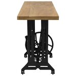 vidaXL Table console avec machine à coudre 110x40x75 cm