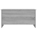 vidaXL Table basse Sonoma gris 102x55 5x52 5 cm Bois d'ingénierie