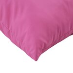 vidaXL Coussins de palette 3 Pièces rose tissu Oxford