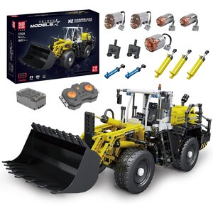 Mould King 17026 - Chargeuse sur pneus L550 télécommandée