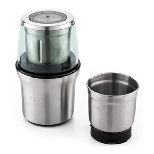 Proficook moulin à café / hachoir électrique 200 w argenté