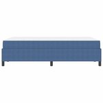 vidaXL Cadre de lit Bleu 120 x 200 cm Tissu en velours côtelé