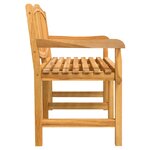 vidaXL Ensemble à manger de jardin 3 Pièces Bois de teck massif