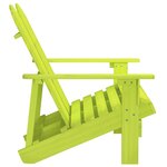 vidaXL Chaise de jardin Adirondack 2 places bois de sapin massif vert
