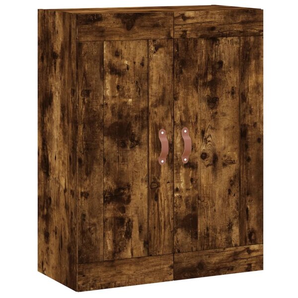 vidaXL Armoire murale chêne fumé 69 5x34x90 cm bois d'ingénierie