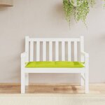 vidaXL Coussin de banc de jardin vert brillant 110x50x7cm tissu oxford