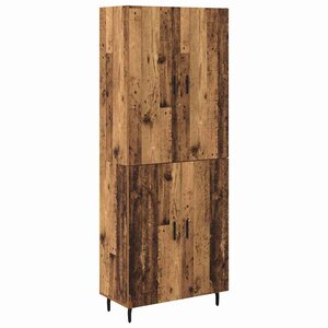 vidaXL Haut Armoire 2 Pièces Bois Ancien Bois d'ingénierie