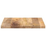 vidaXL Dessus de table 60x60x3 8 cm carré bois massif manguier
