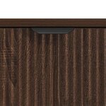 vidaXL Buffet Chêne marron 69 5 x 33 x 82 cm Bois d'ingénierie