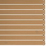 vidaXL Canapés centraux de jardin avec coussins crème 2 Pièces