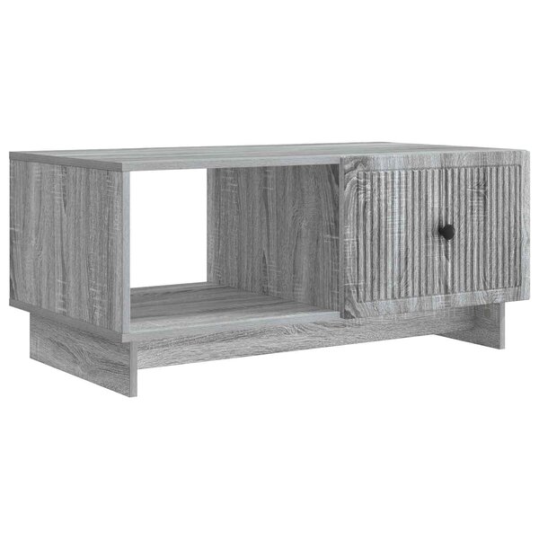 vidaXL Table basse Sonoma gris 90 x 50 x 40 cm Bois d'ingénierie