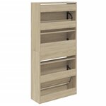 vidaXL Armoire à chaussures chêne sonoma 60x21x125 5cm bois ingénierie