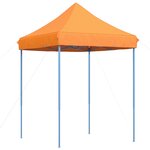 vidaXL Tente de réception pliable escamotable orange 200x200x306 cm