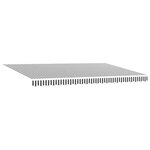 vidaXL Auvent rétractable automatique anthracite et blanc 500x300 cm