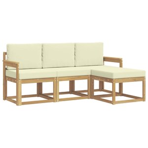 vidaXL Ensemble de canapés d'extérieur 4 pc