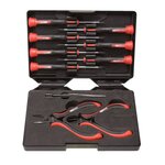 Jeu de pinces et tournevis électroniques  10 pièces