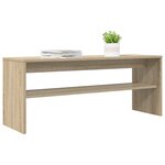 vidaXL Meuble TV Chêne Sonoma 100 x 30 x 40 cm Bois d'ingénierie