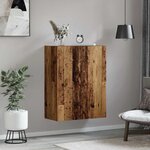 vidaXL Meuble mural Marron 69 5 x 34 x 90 cm Bois d'ingénierie