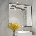 Vidaxl spots vers le bas pour miroir 2 pièces 2 w blanc froid