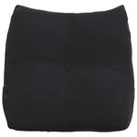 vidaXL Coussin de Dos Noir 45 x 24 x 50 cm Velours