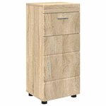 vidaXL Ensemble d'armoire de salle de bain TULUM Chêne Sonoma
