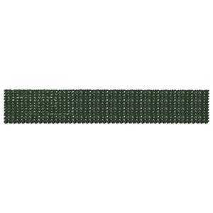 vidaXL Écran de balcon avec feuilles Vert foncé 600 x 100 cm