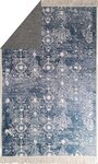 Tapis de salon MEDAILLON 180 x 150 cm - Bleu